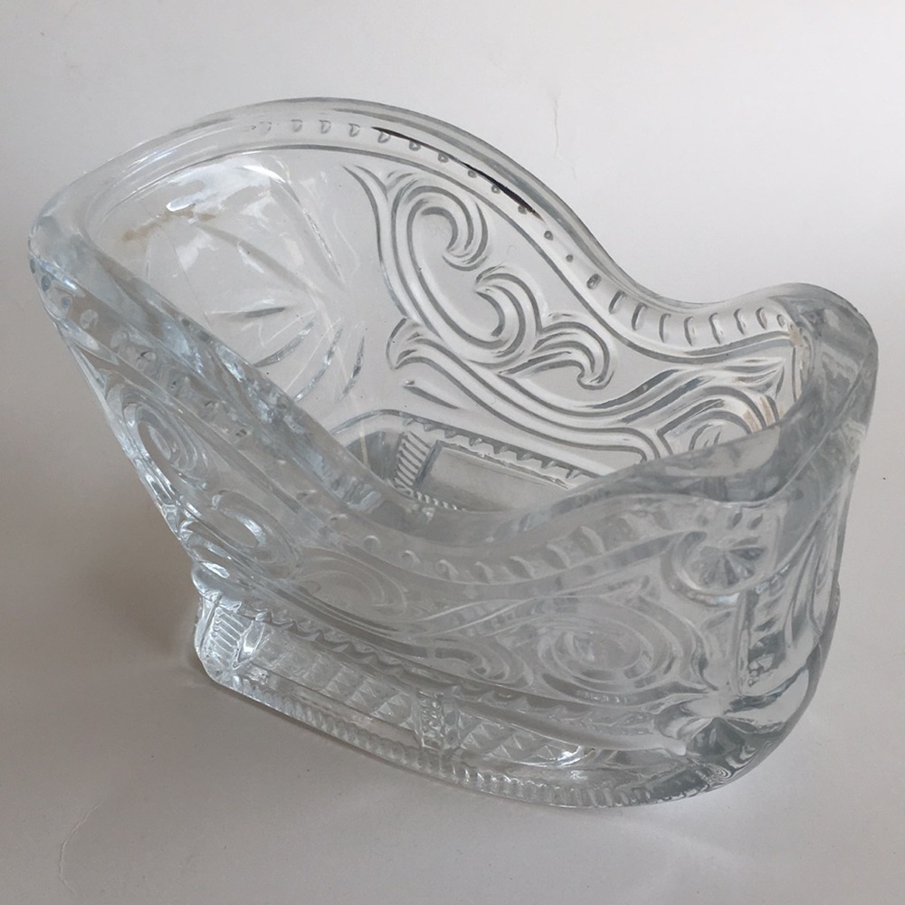 24% Full Lead Crystal Sleigh